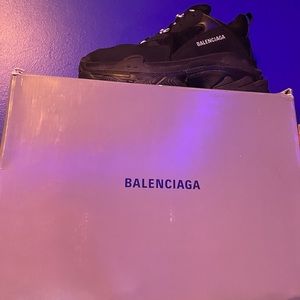 Balenciaga black men’s sneakers